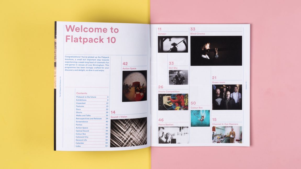 Flatpack電影節品牌形象設計案例