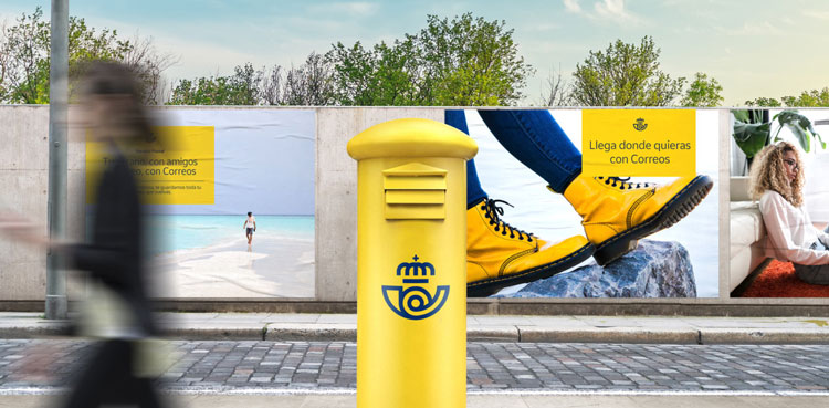 郵政服務(wù)公司vi設(shè)計，品牌形象塑造