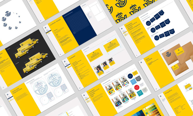 郵政服務(wù)公司vi設(shè)計，品牌形象塑造