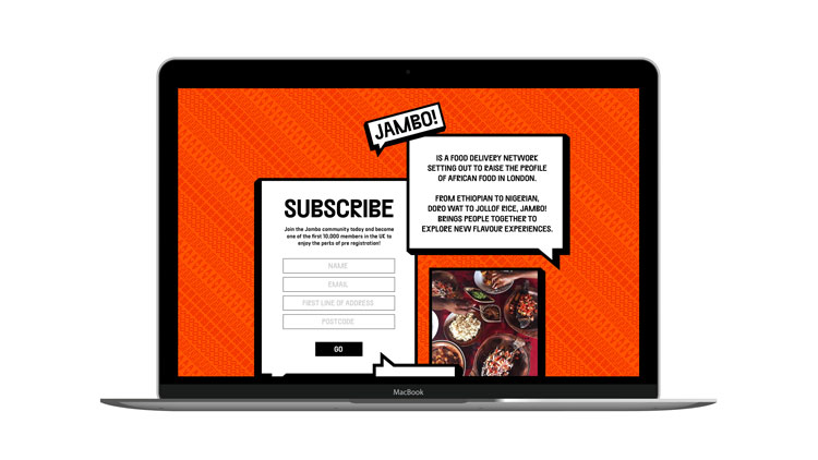 倫敦Jambo餐飲外賣初創(chuàng)企業(yè)“對話式”品牌形象塑造，logo設(shè)計(jì)