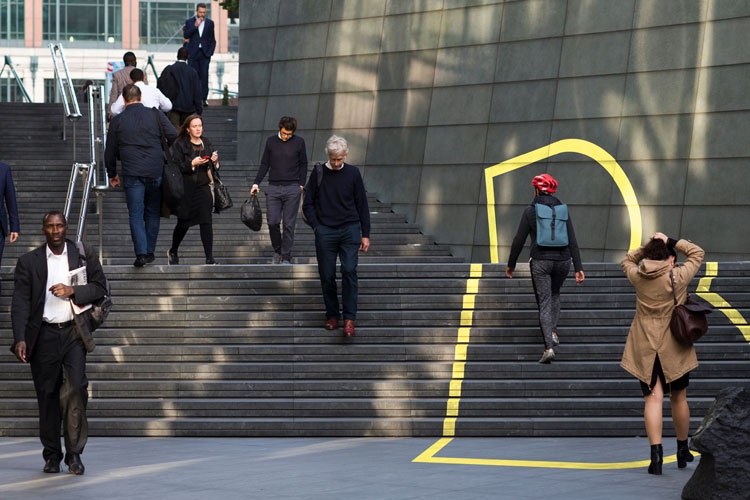 倫敦商業(yè)步行街Broadgate商場品牌形象塑造設計