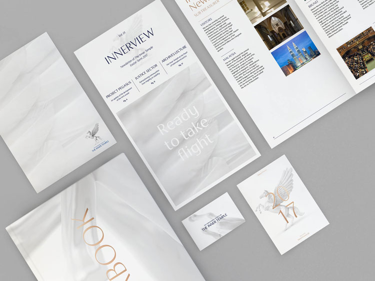 英國律師和法官的協會品牌視覺識別系統設計，飛馬標志設計