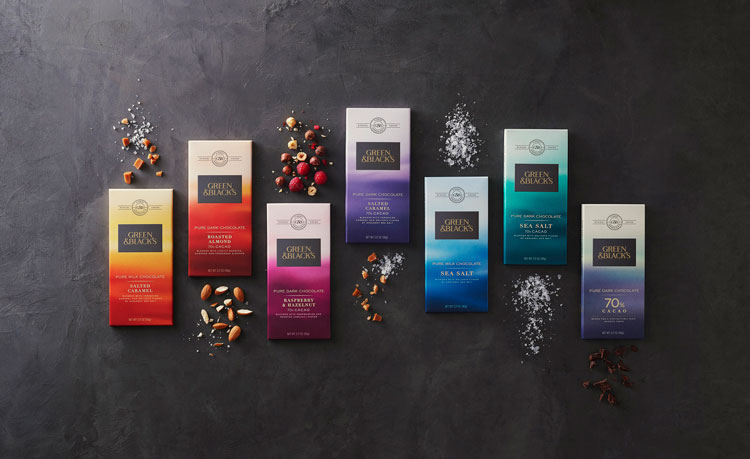 巧克力品牌視覺VI形象設計，放縱和奢華