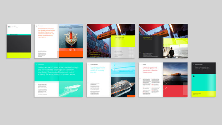 工會國際航運商會logo設計，創新的vi形象設計