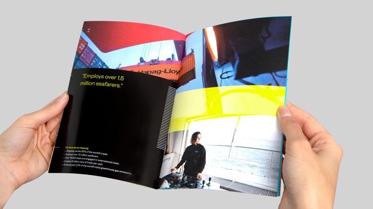 工會國際航運商會logo設計，創新的vi形象設計