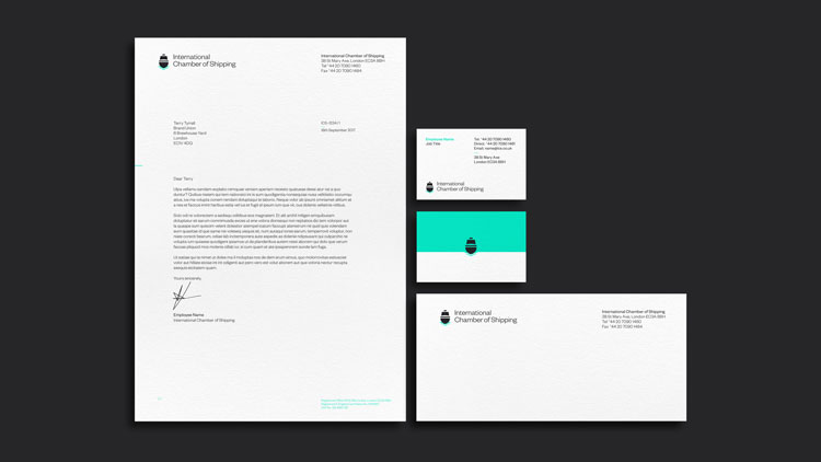 工會國際航運商會logo設計，創新的vi形象設計