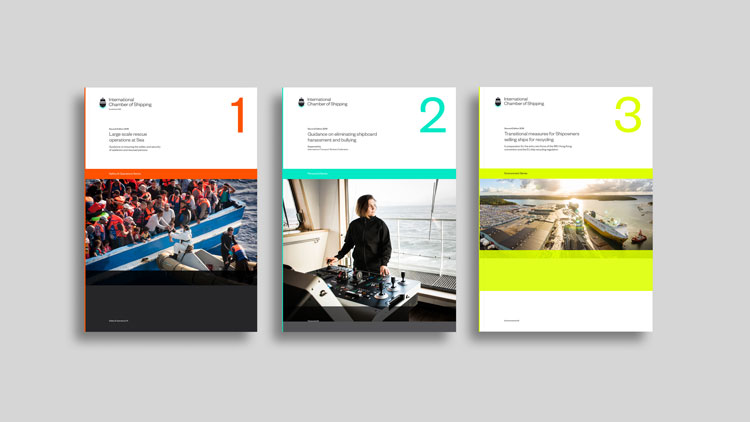 工會國際航運商會logo設計，創新的vi形象設計