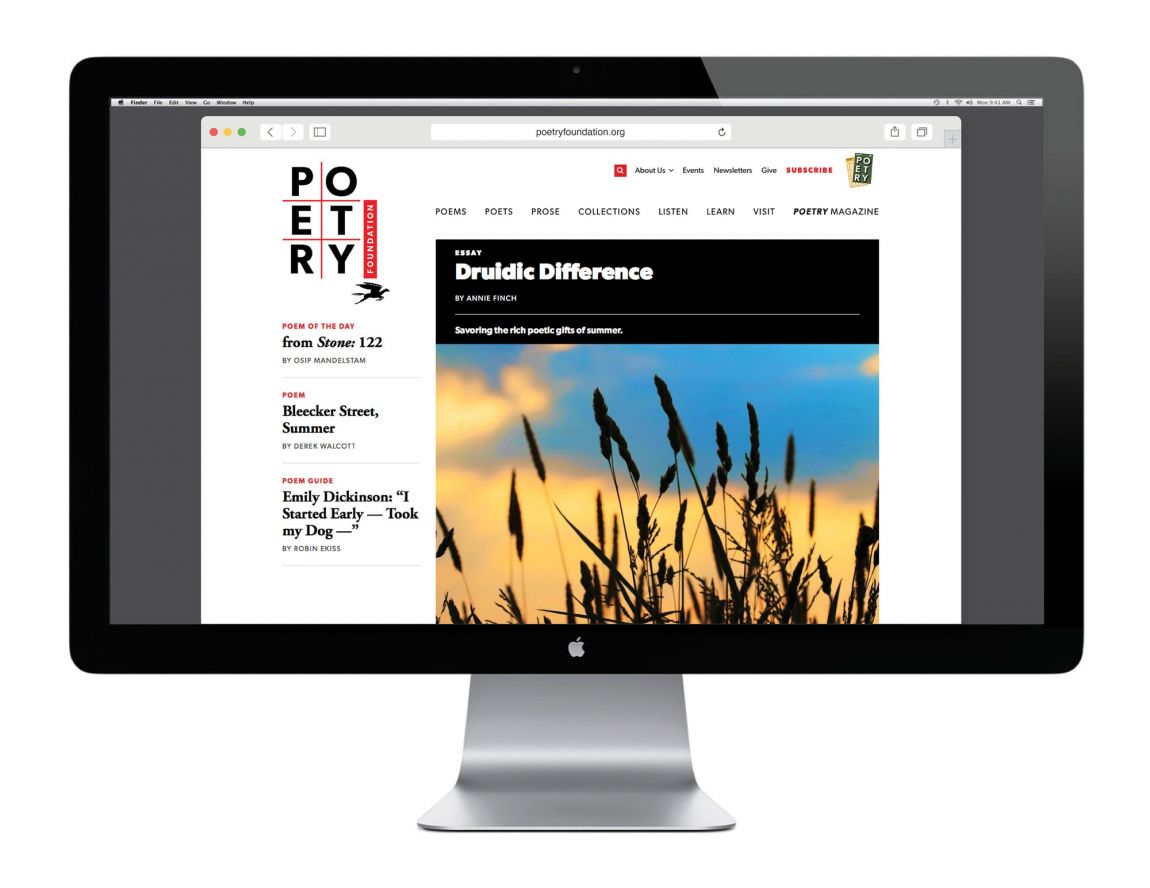 美國詩歌基金會vi視覺形象設計,千變萬化