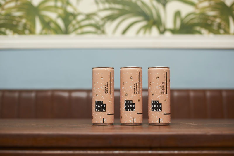 大老板棕櫚椰汁蘇打水品牌形象設計策劃和產品包裝設計