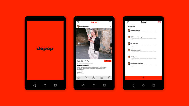 Depop品牌形象塑造設計展示如何提升品牌形象