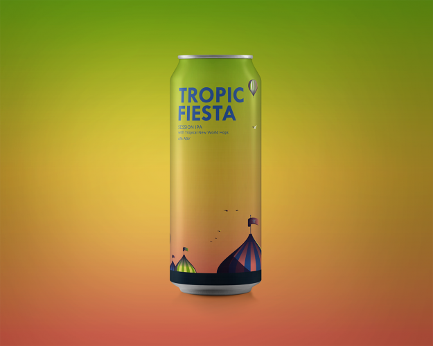 Beatzniks系列啤酒易拉罐插圖包裝設計