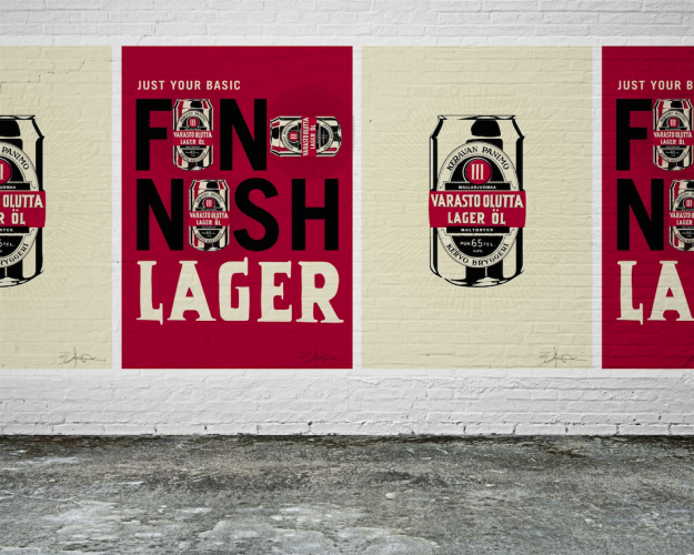 芬蘭啤酒品牌Varasto品牌創意策劃,品牌包裝設計
