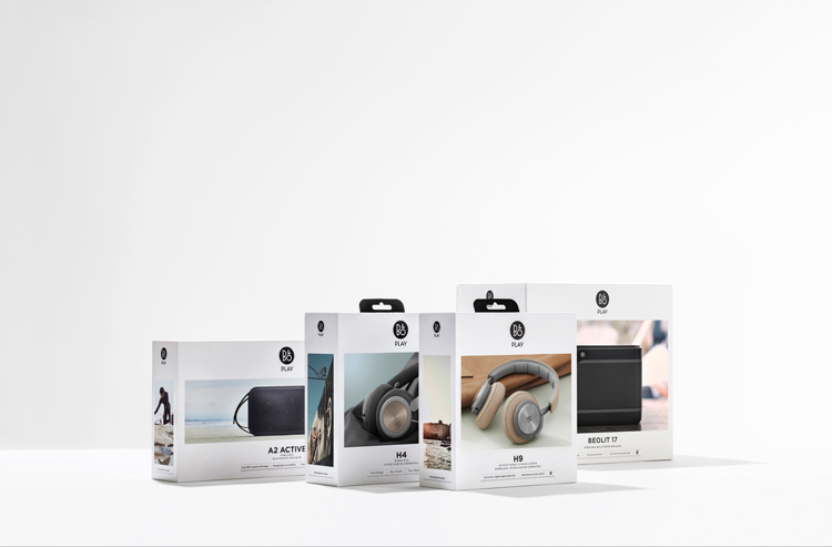 B&OPlay音樂產品品牌logo設計， 包裝設計