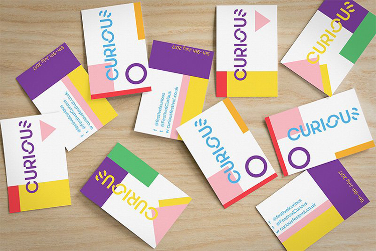 藝術節品牌標識設計，以廣為人知的彩虹旗為基礎