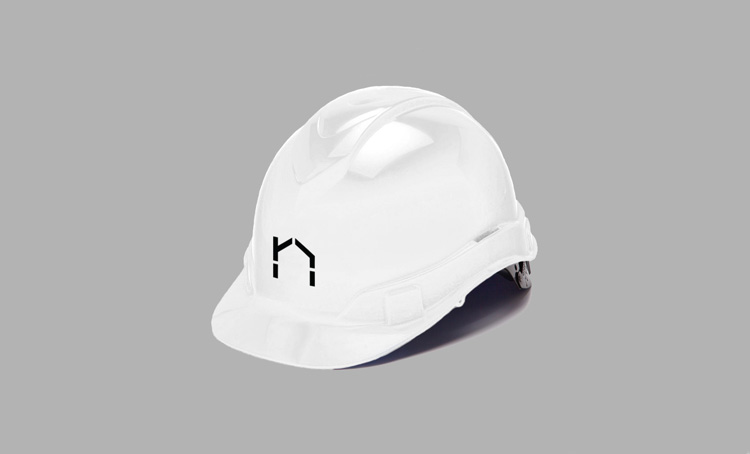 nHouse模塊化住宅的房屋建筑公司logo設(shè)計(jì)， vi設(shè)計(jì)