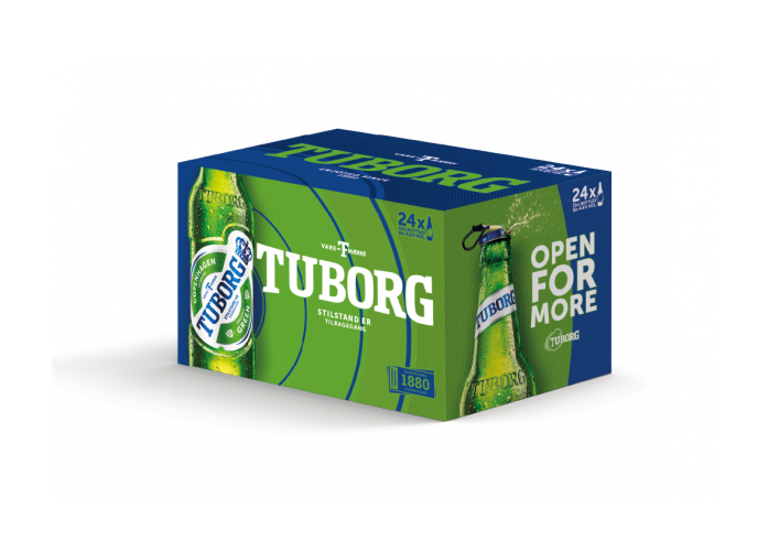 丹麥啤酒Tuborg品牌設計，展現年輕與活力