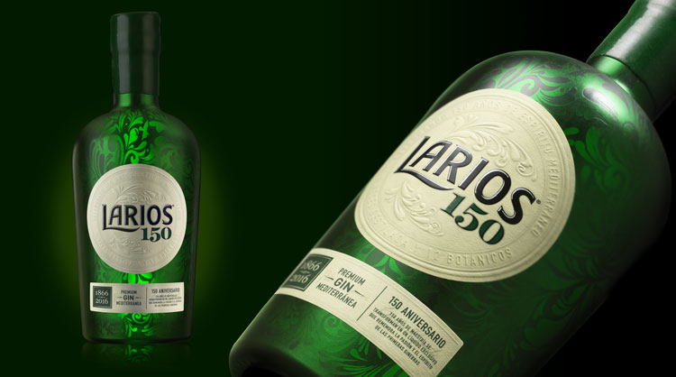 Larios Gin特別版瓶包裝設(shè)計