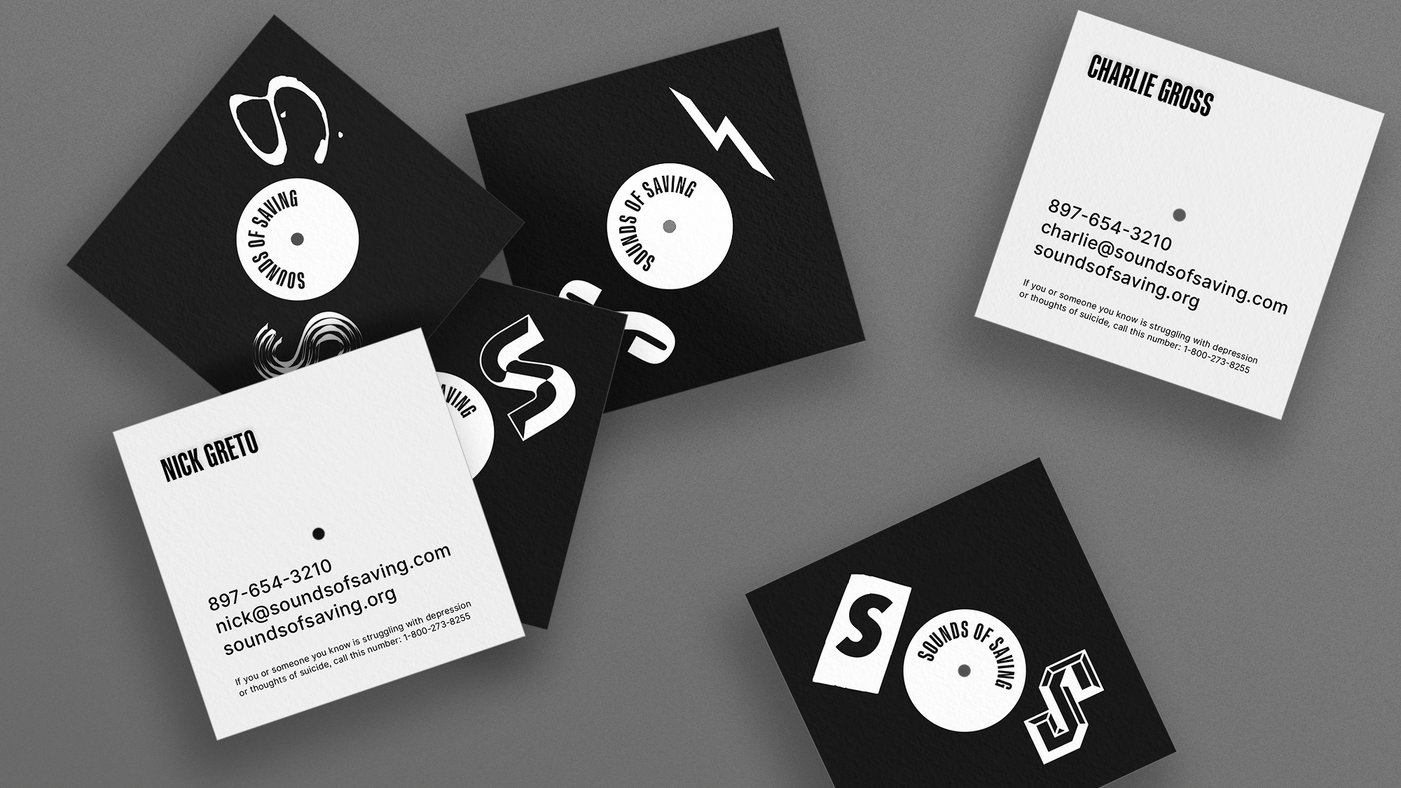 拯救之聲品牌塑造vi設計，名片設計