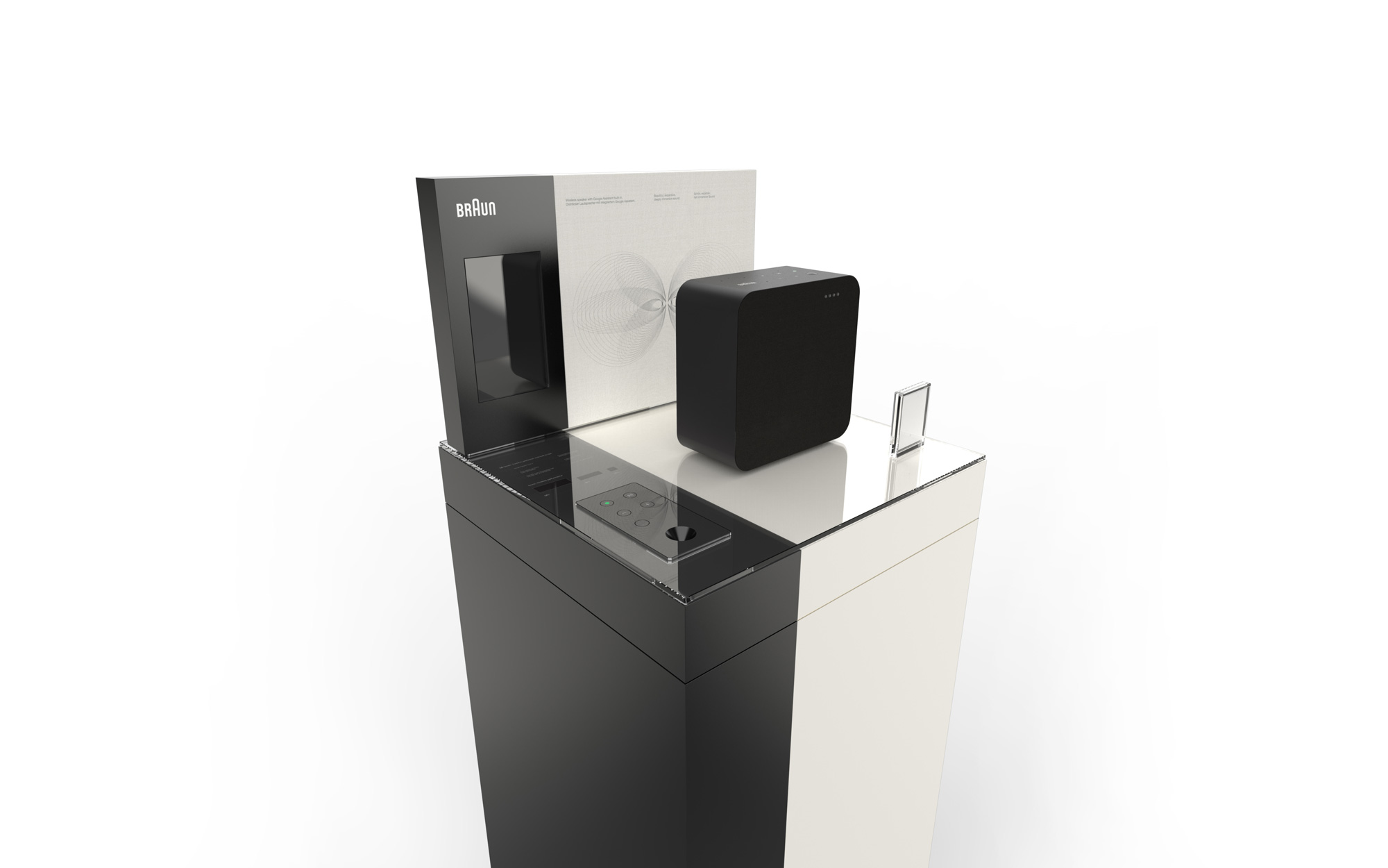 Braun音響音箱企業logo設計,展架設計