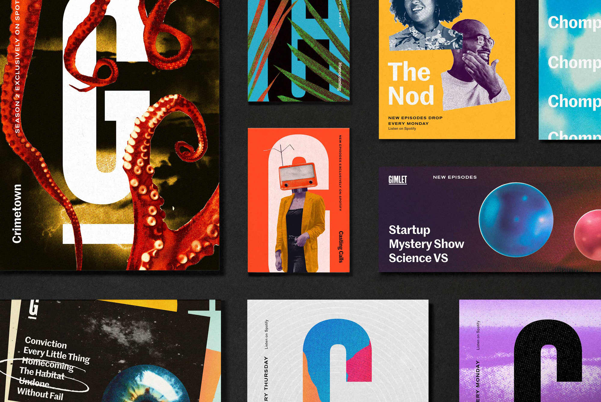 互聯網視頻播客公司logo設計，企業VI設計