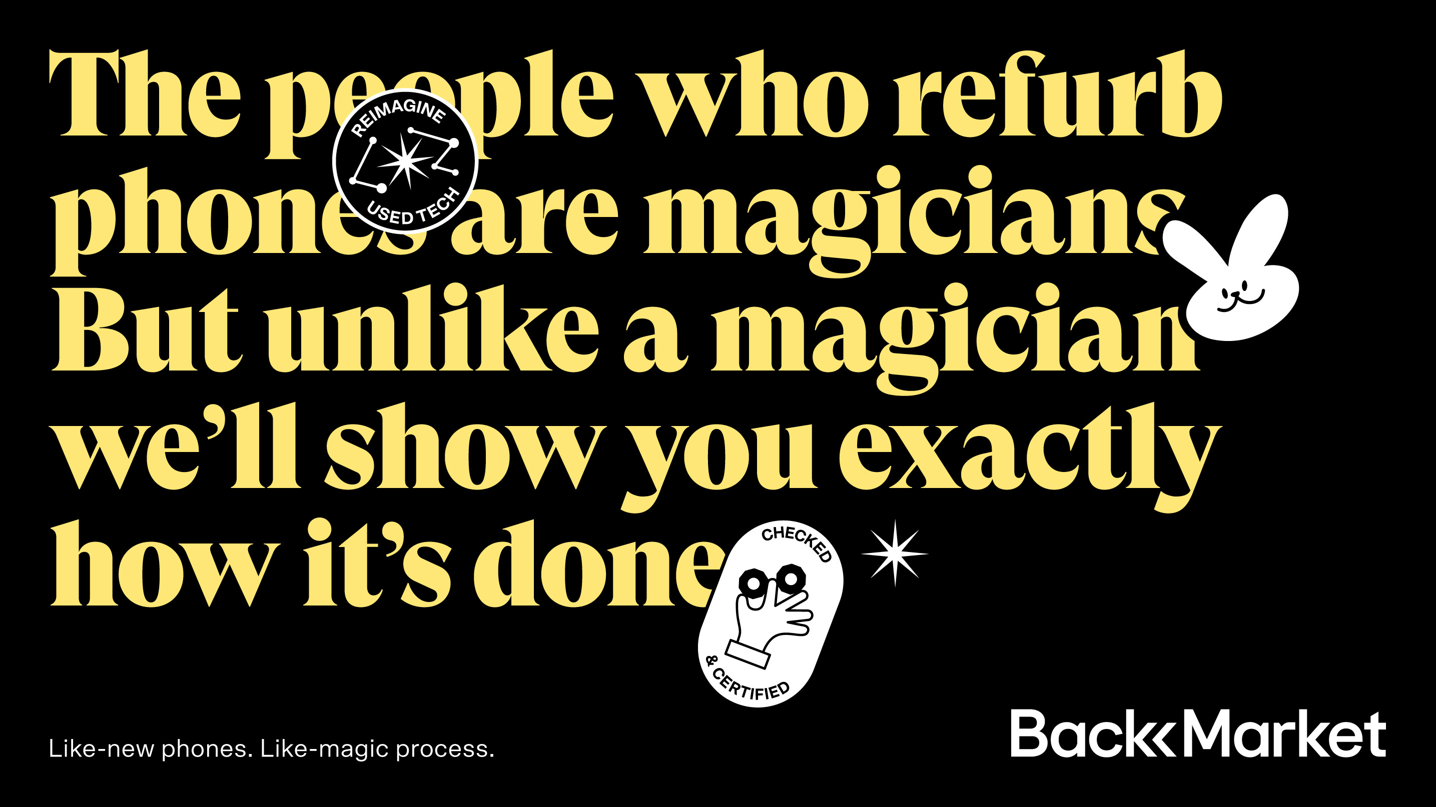 Back Market電子設備翻新服務商公司vi設計，字體設計