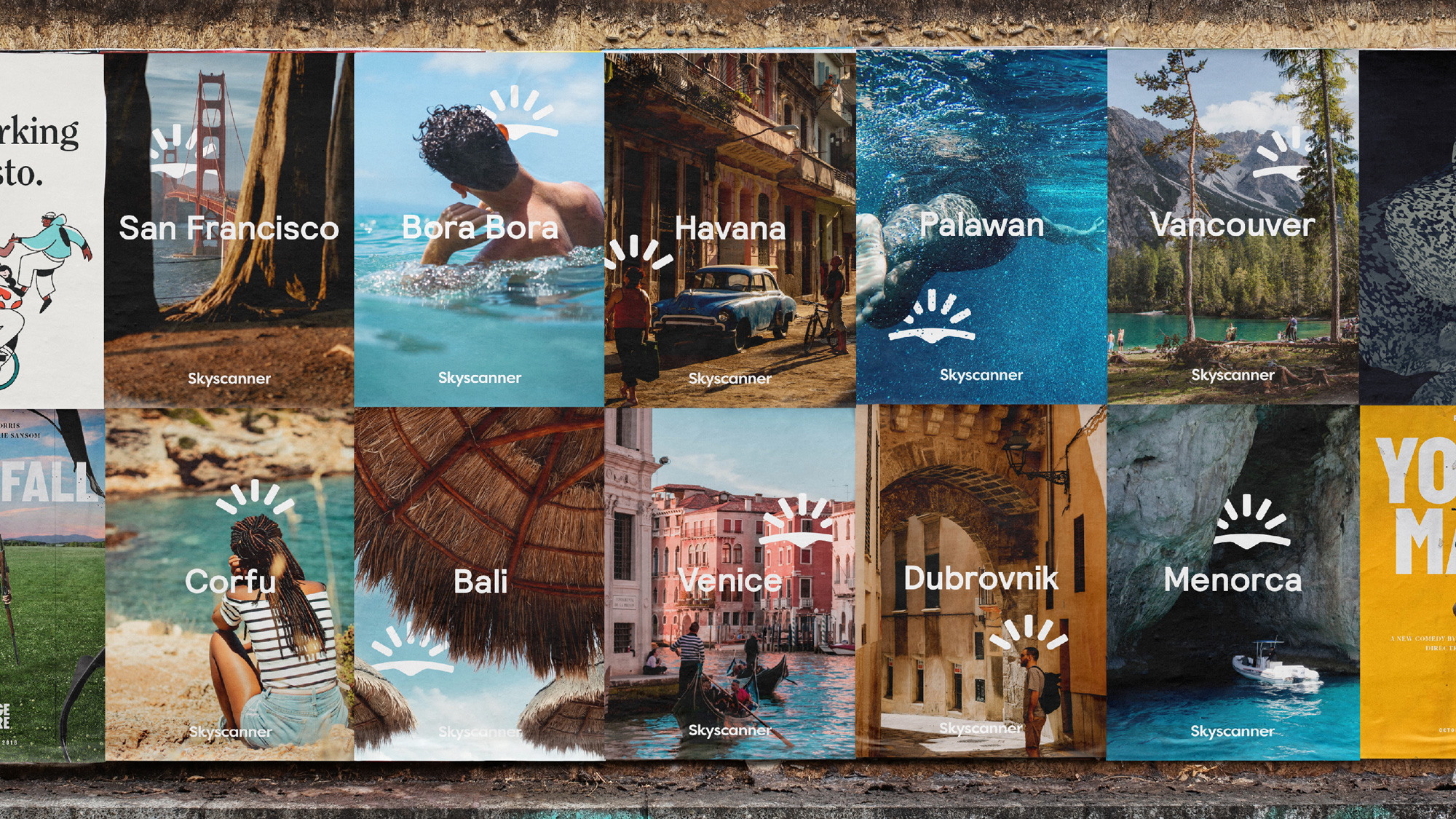 攜程旗下在線旅游預訂服務平臺Skyscanner公司vi設計