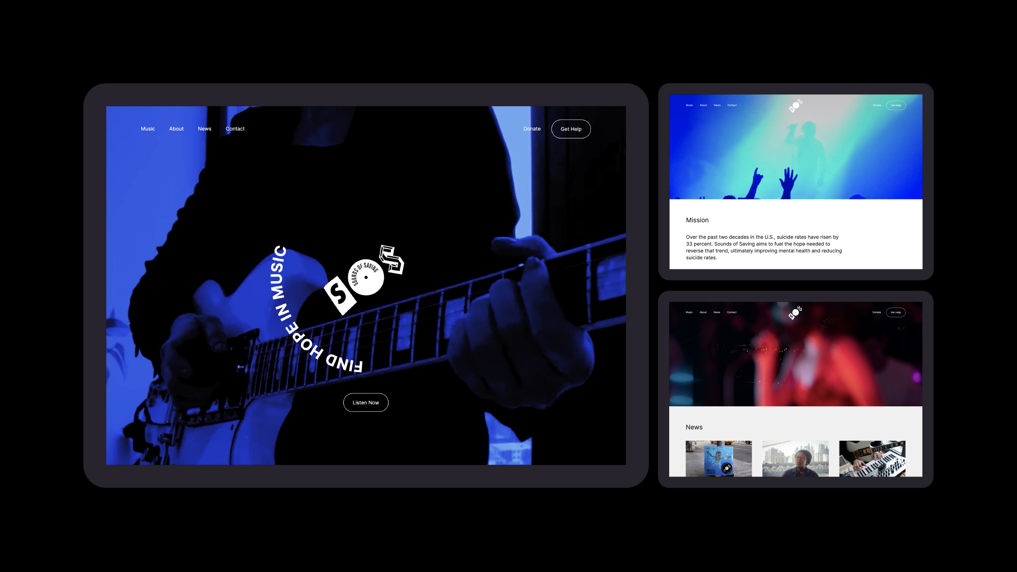 拯救之聲品牌塑造vi設計，廣告設計