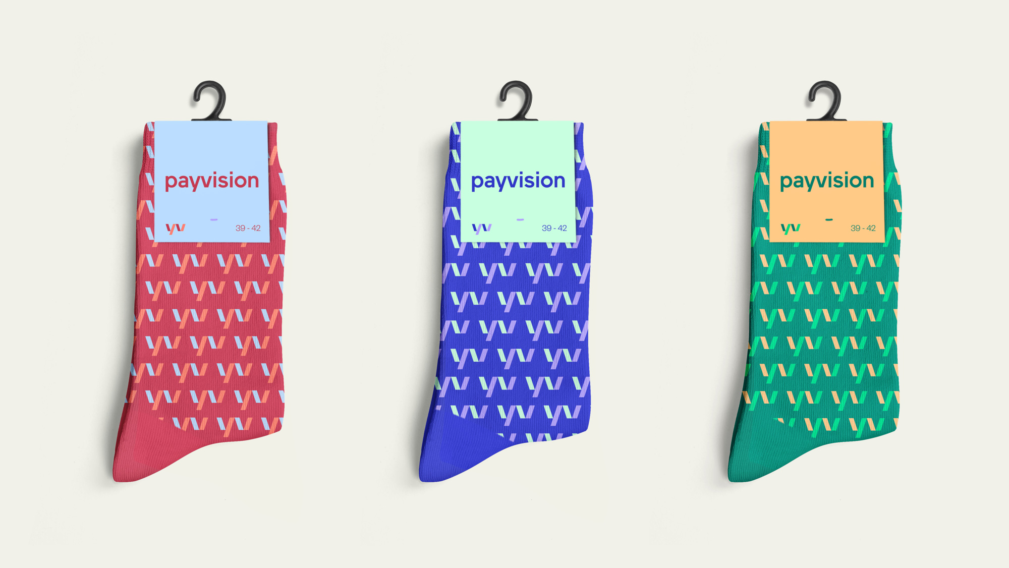 Payvision安全交易支付平臺logo設計，企業形象塑造